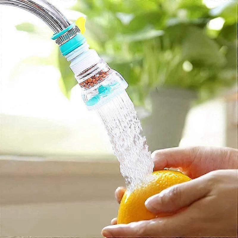 Universal Kitchen Faucet Extender with Rotating Sprinkler and Filter