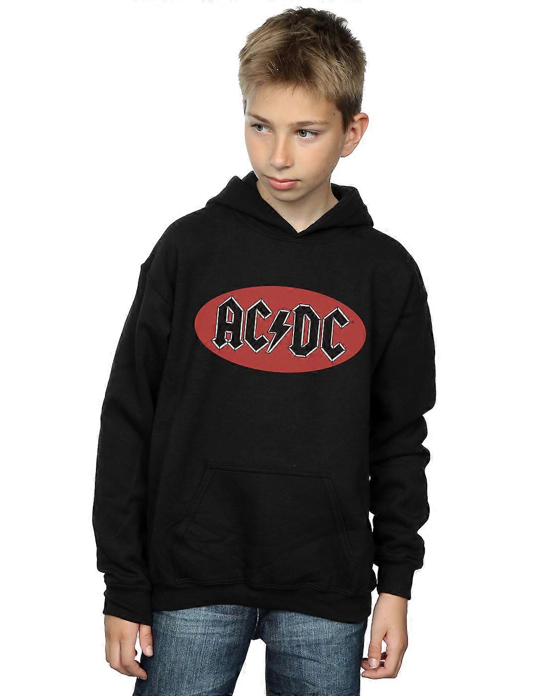 AC/DC Boys Red Circle Logo Hoodie
