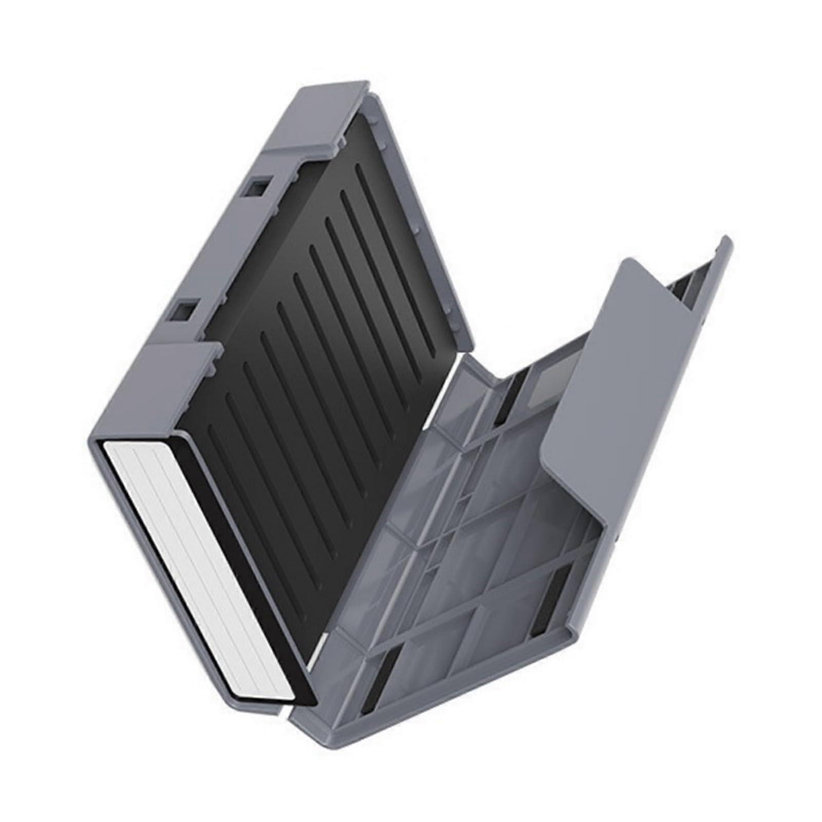 External Hard Drive Case with Shockproof Cushion and MultiDrive Bracket for 2.5' and 3.5' SSDs