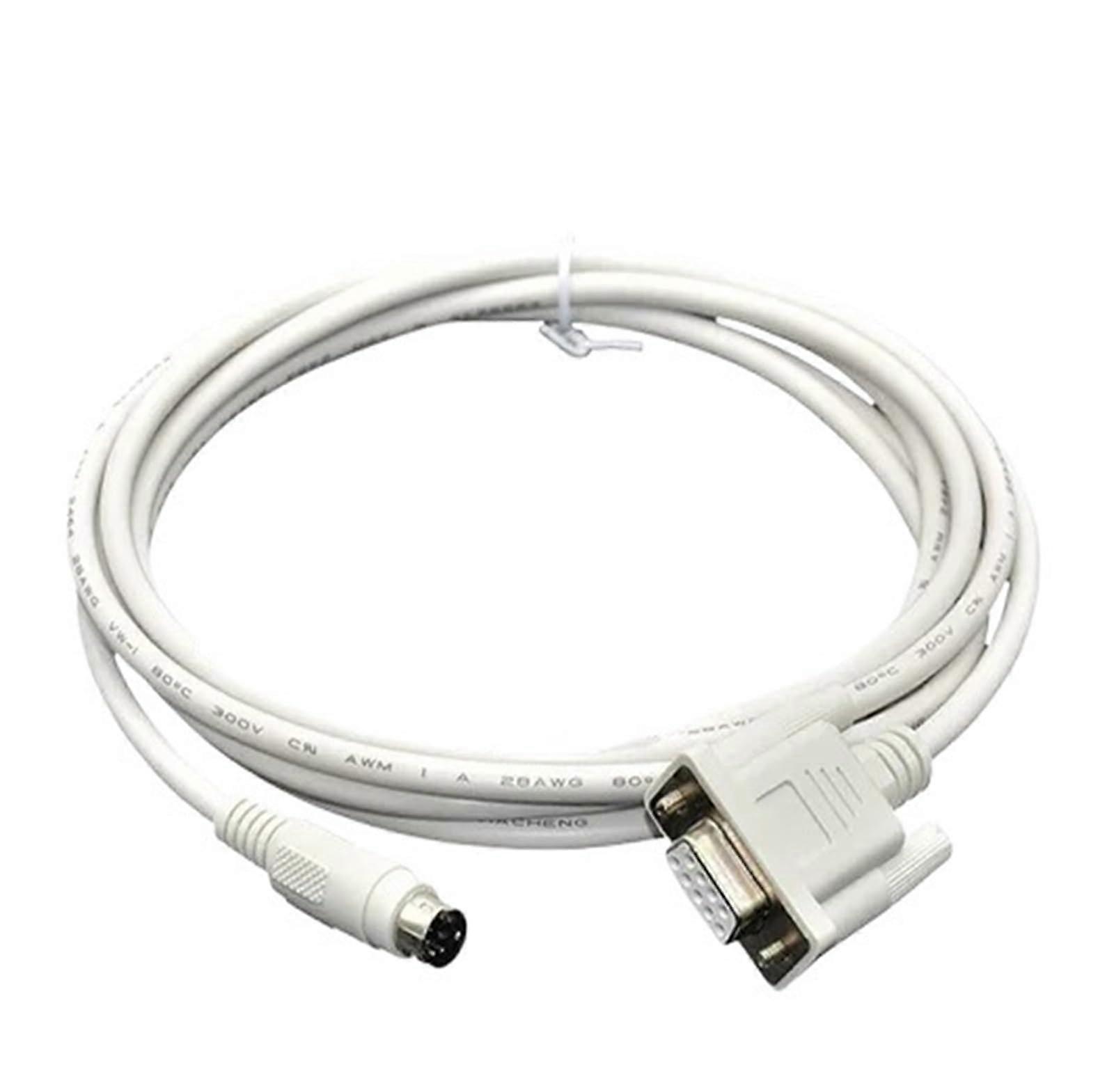 PLC Programming Cable for Mitsubishi Q Series,5m DB9 to 8Pin,Reliable Data Transfer