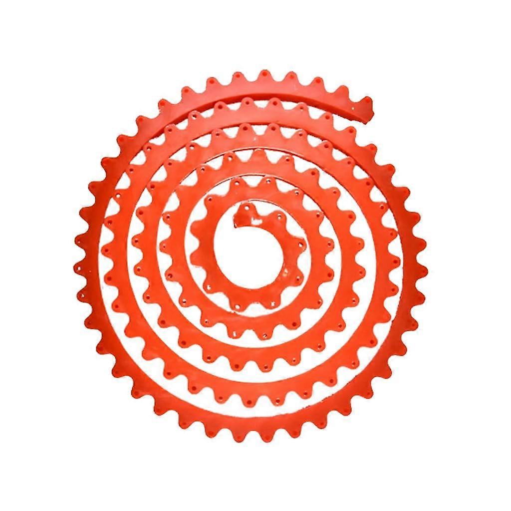 Woodworking Profiling Strips Gear Drive  Elasticity Precision Shaping Guide Red 2m