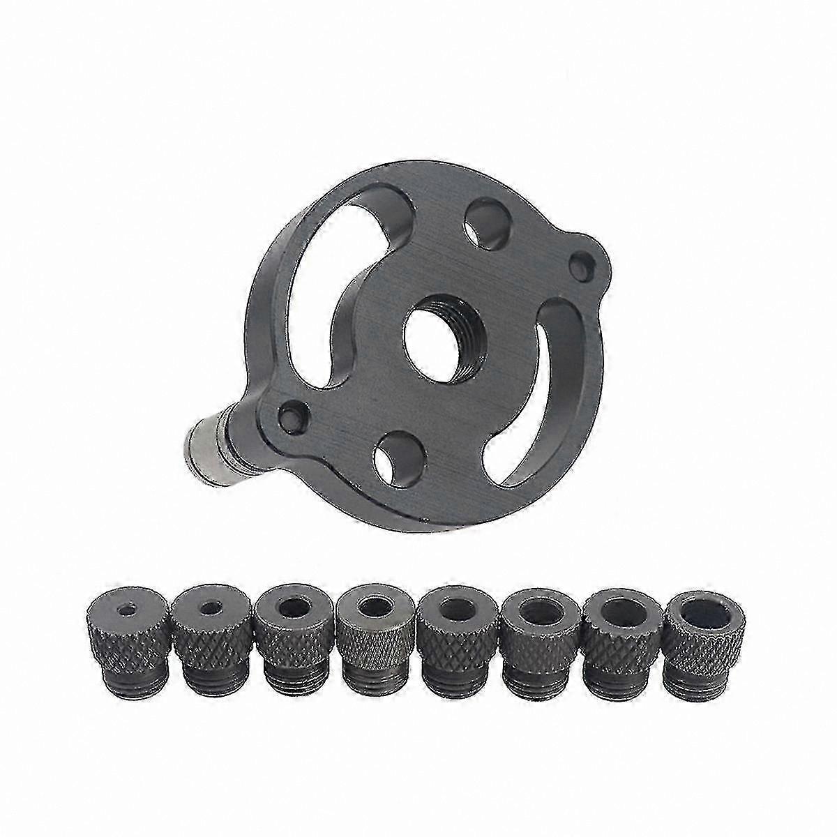 Self-Centering Vertical Doweling Jig for Woodworking Hole Drilling and Alignment Tool Connection Use