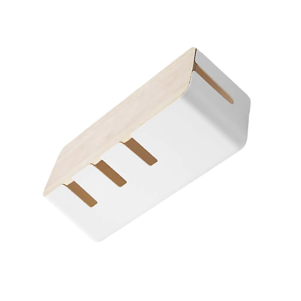 Cable Management Box with Rounded Corners, PetProof Cord Organizer for Home and Office