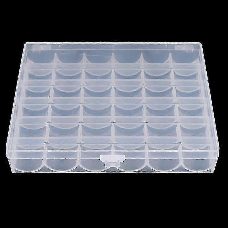 1 Pcs 25/36 Spools Bobbins Sewing Machine Empty Bobbin Case Organizer Storage Box