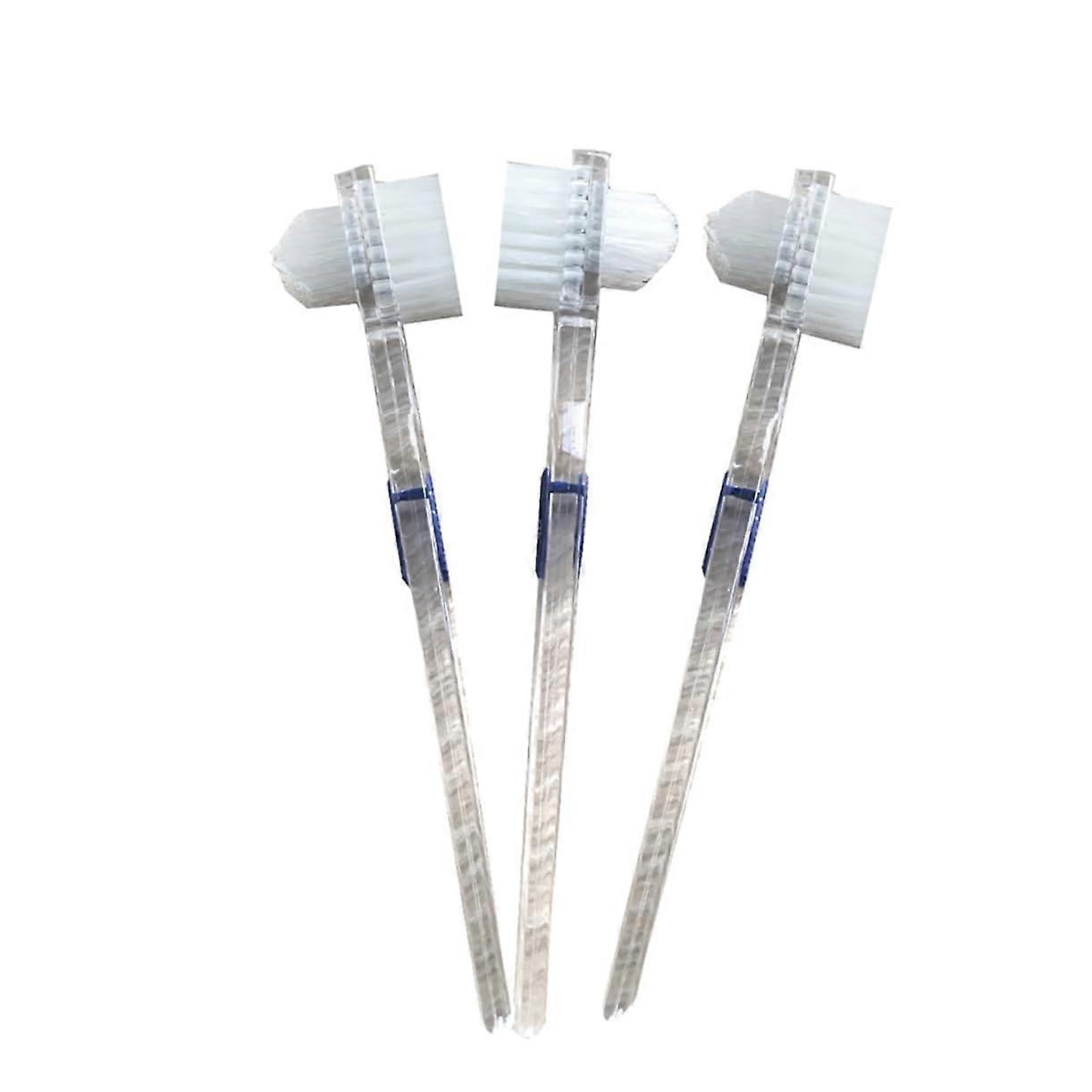 Dentures Cleaning Brush DoubleSided Soft Bristles Large Nonslip Handle for False Teeth