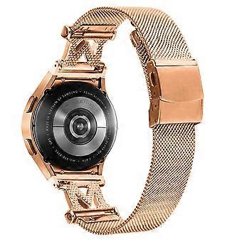 For Samsung Galaxy Watch6 40mm/44mm/Watch6 Classic 43mm/47mm Stainless Steel Band Milanese Mesh Watc