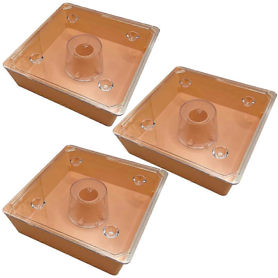 Beehive Feeder 1.5L Square Plastic Rapid Syrup Feeding Equipment for Beekeeping