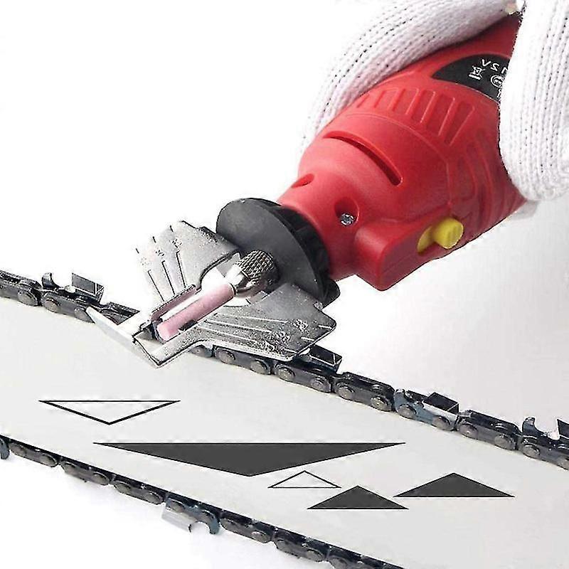 5 Pieces Diamond Coated Cylindrical Burr Chainsaws Sharpener Stone File Chainsaws Sharpening