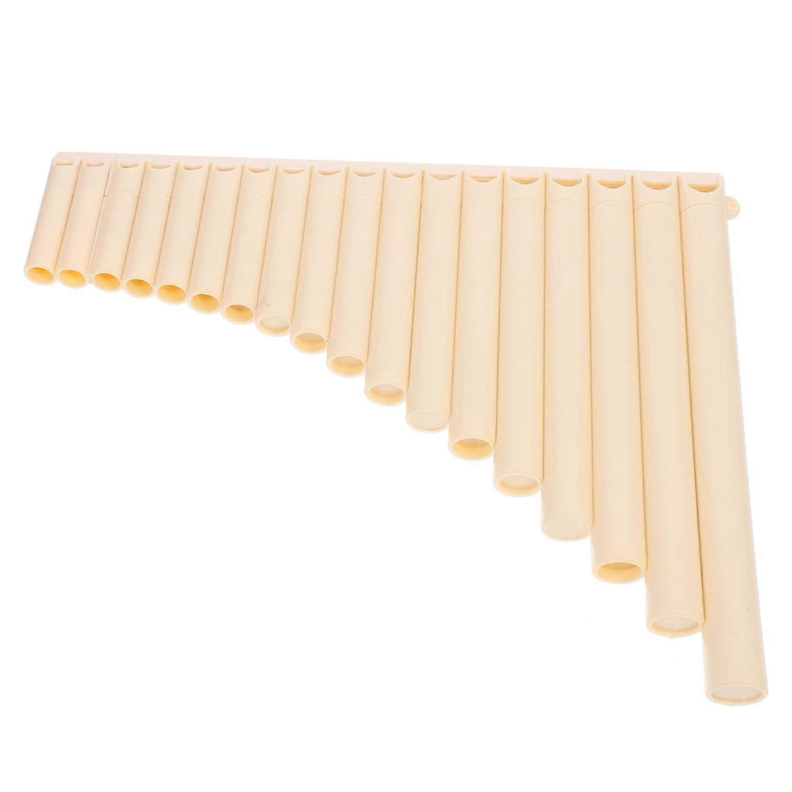 Beginner Pan Flute C Key with Ergonomic Flat Design for School Teaching and Performance