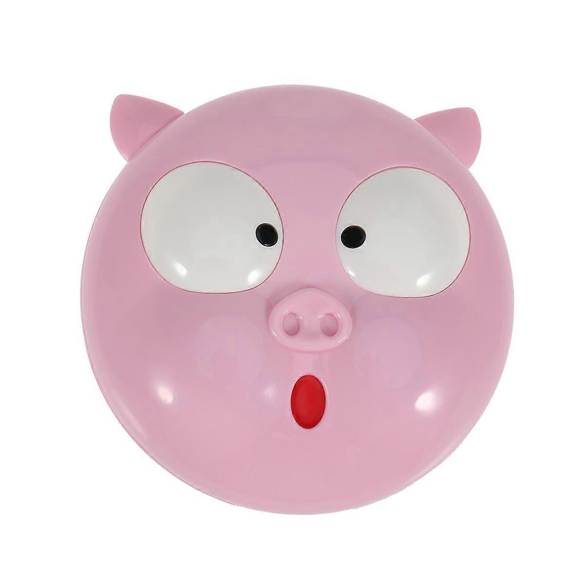 Lens Box Set 2Sets for Convenient Storage Pink Pig Shape Design