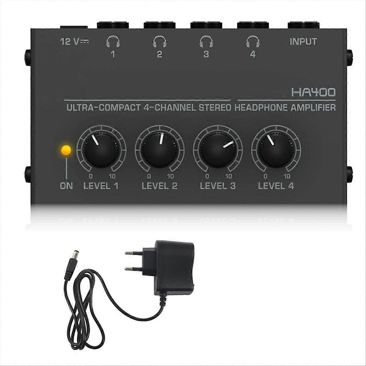 HA400 Mini Amplifier Headphone Amplifier Earphone Amplifier EU Plug