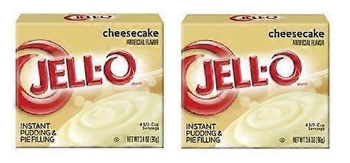 Jell-O ostekake Instant Pudding Dessert Mix 2 Box Pack