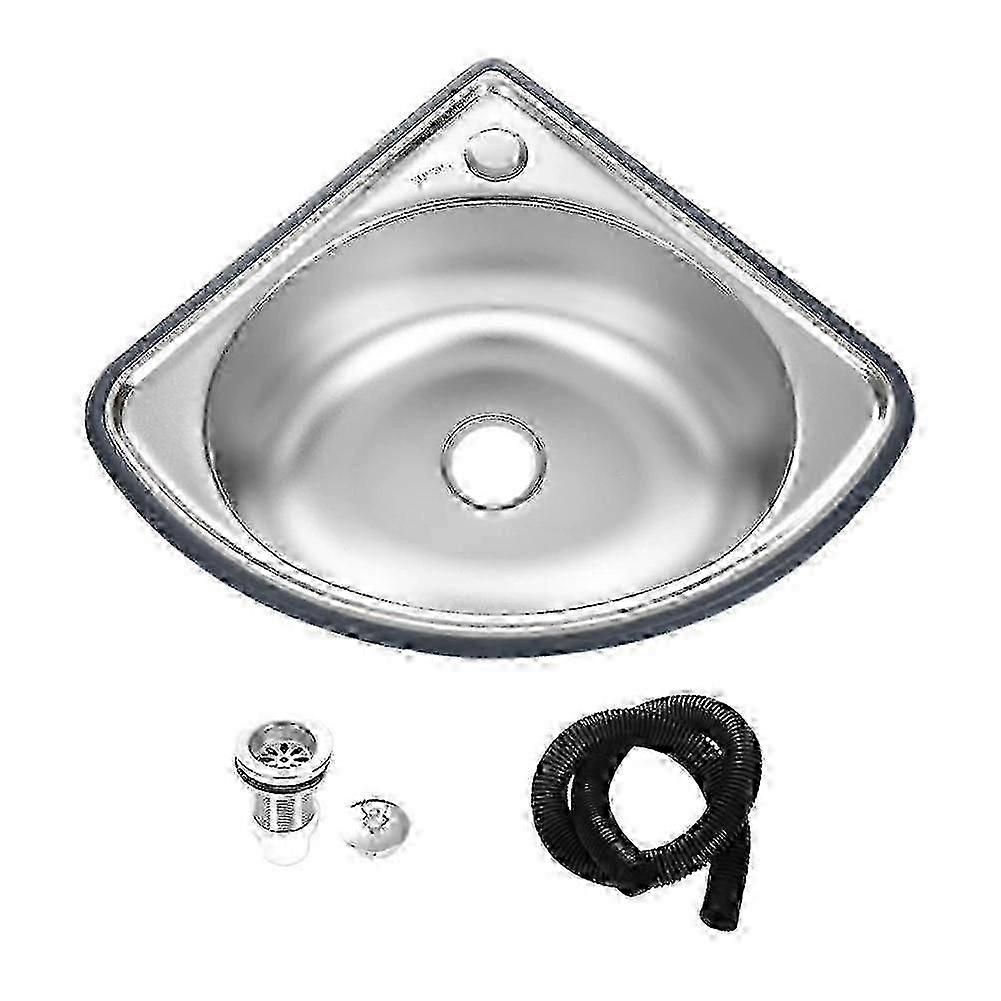 Camper Sink with Single Bowl Corner Drop and Square Drawing Tool compatible Kitchen Motorhome Use
