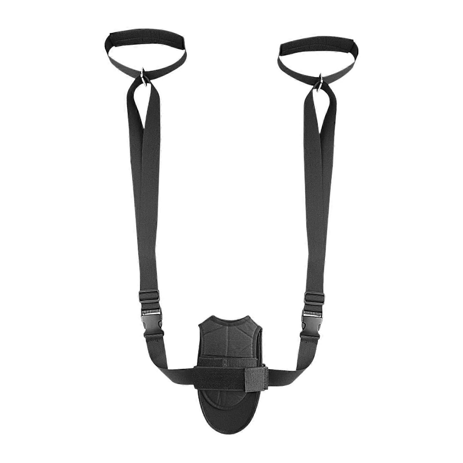 Leg Stretching Strap with Adjustable Length, Quick Release Buckle, Comfort Grip for Flexibility