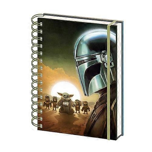Star Wars The Mandalorian Sunset Grogu A5 Notepad