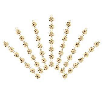 Iron Bells Headwear Bells for Decorating 100Pcs Pet Plaything Accessories
