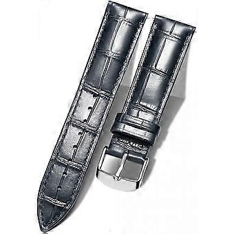 Genuine Leather Replacement Watch Band Multicolor Waterproof For Men Women G-red (13mm) - W