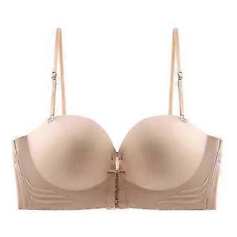 Set Front Closure Bras Women's Seamless Strapless Sexy Underwear Female Thick Push Up Brassiere Invisible Soft Lingerie,dbIAOS