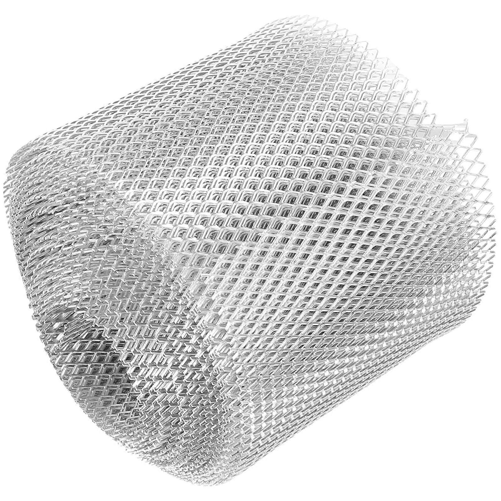 Gutter Guard Mesh Silver Alloy for Gutters Leaf Protection