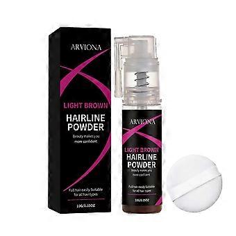 Cipria per l'attaccatura dei capelli, correttore istantaneo per capelli diradati, ritocco a lunga durata delle radici, disponibile in 3 tonalità, 10 g