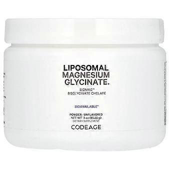 Codeage, liposomalny proszek glicynianu magnezu, bezsmakowy, 3 uncje (85,2 g)