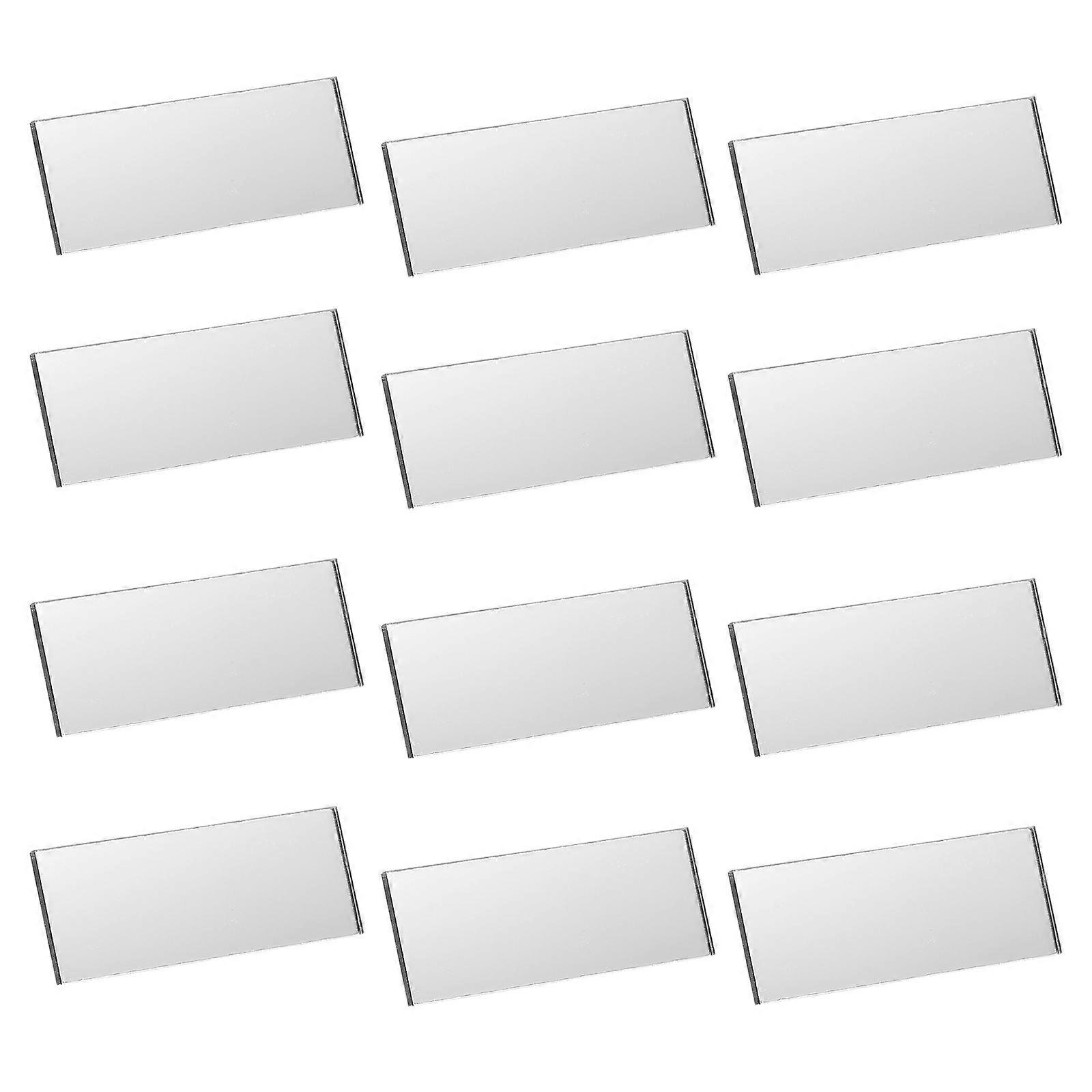 DIY Mirror Rectangular Mosaic Tiles for Craft Use 30Pcs Pack