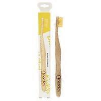 Adults' Yellow Bamboo Toothbrush 1 unit