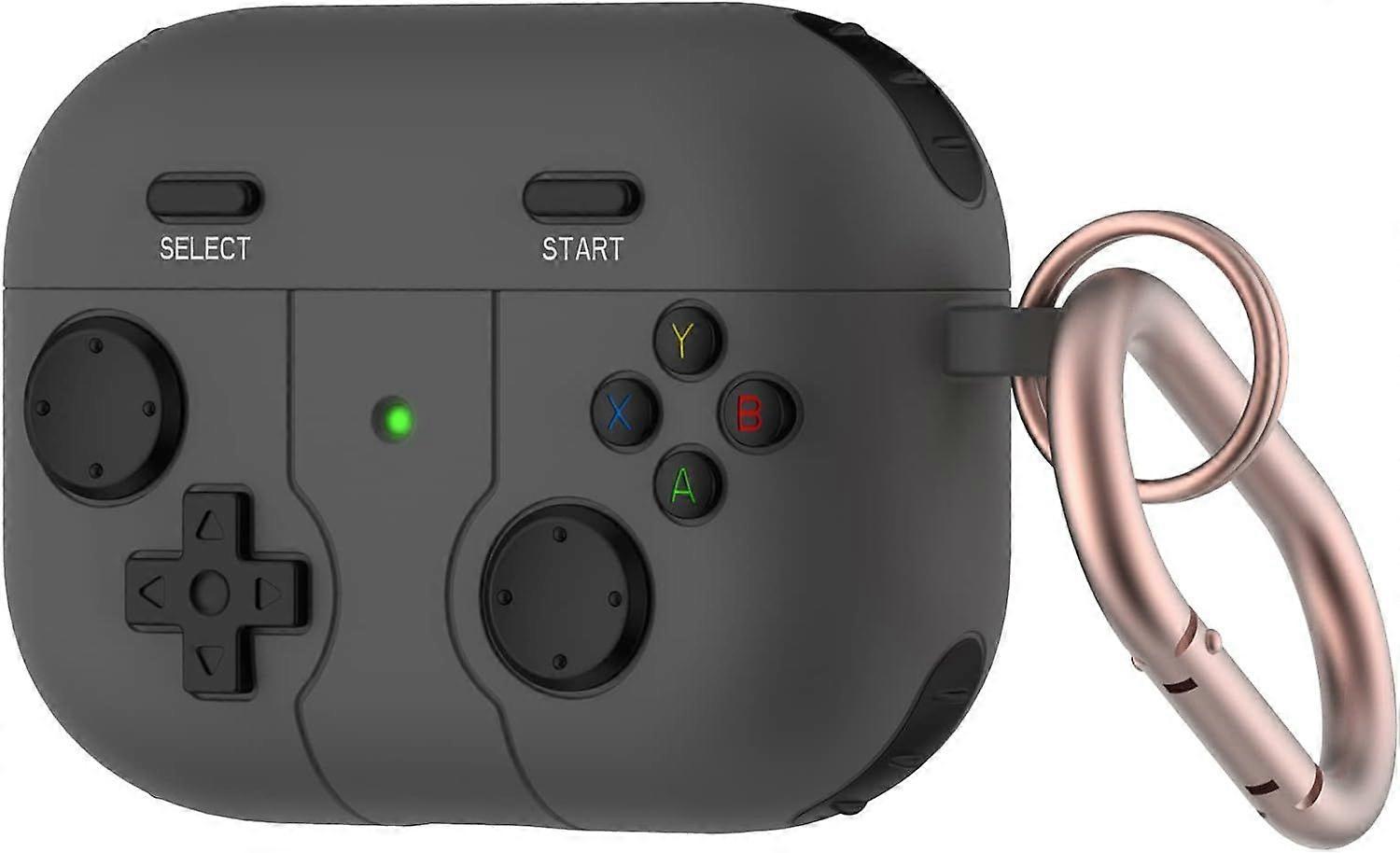 Compatible with AirPods Pro 2nd / 1st Generation Case Cover, Game Console Controller Design Case Soft Silicone Protective