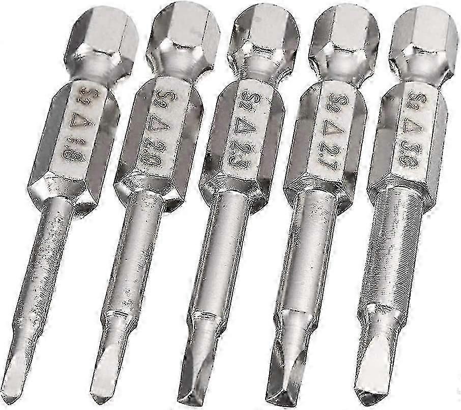 Magnetic Triangle Head Screwdriver Bits, 50mm S2 Steel Triangular Tip