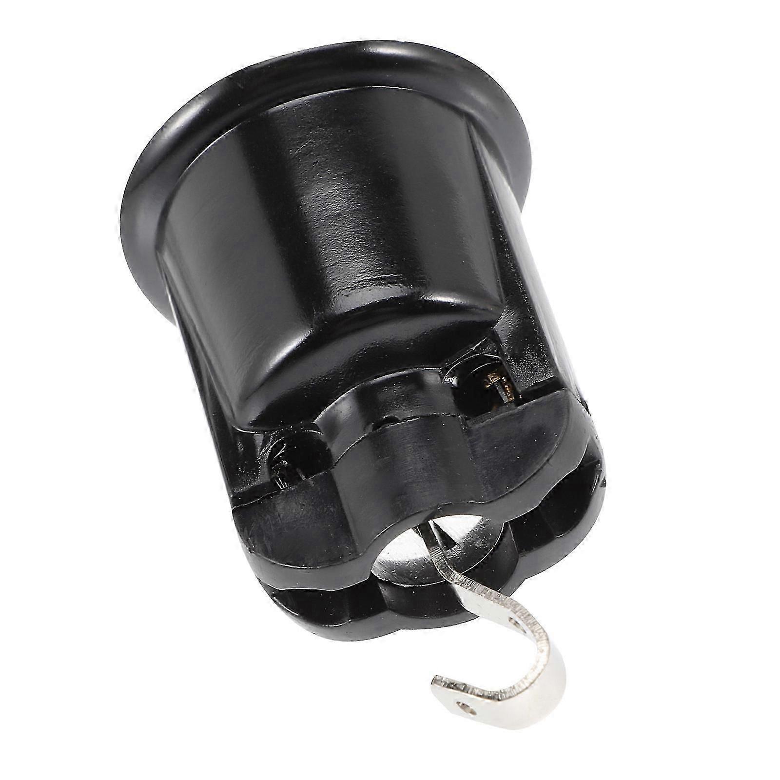 E26 E27 Base Light Socket with Hook, Portable Lamp Holder, 2 Pcs