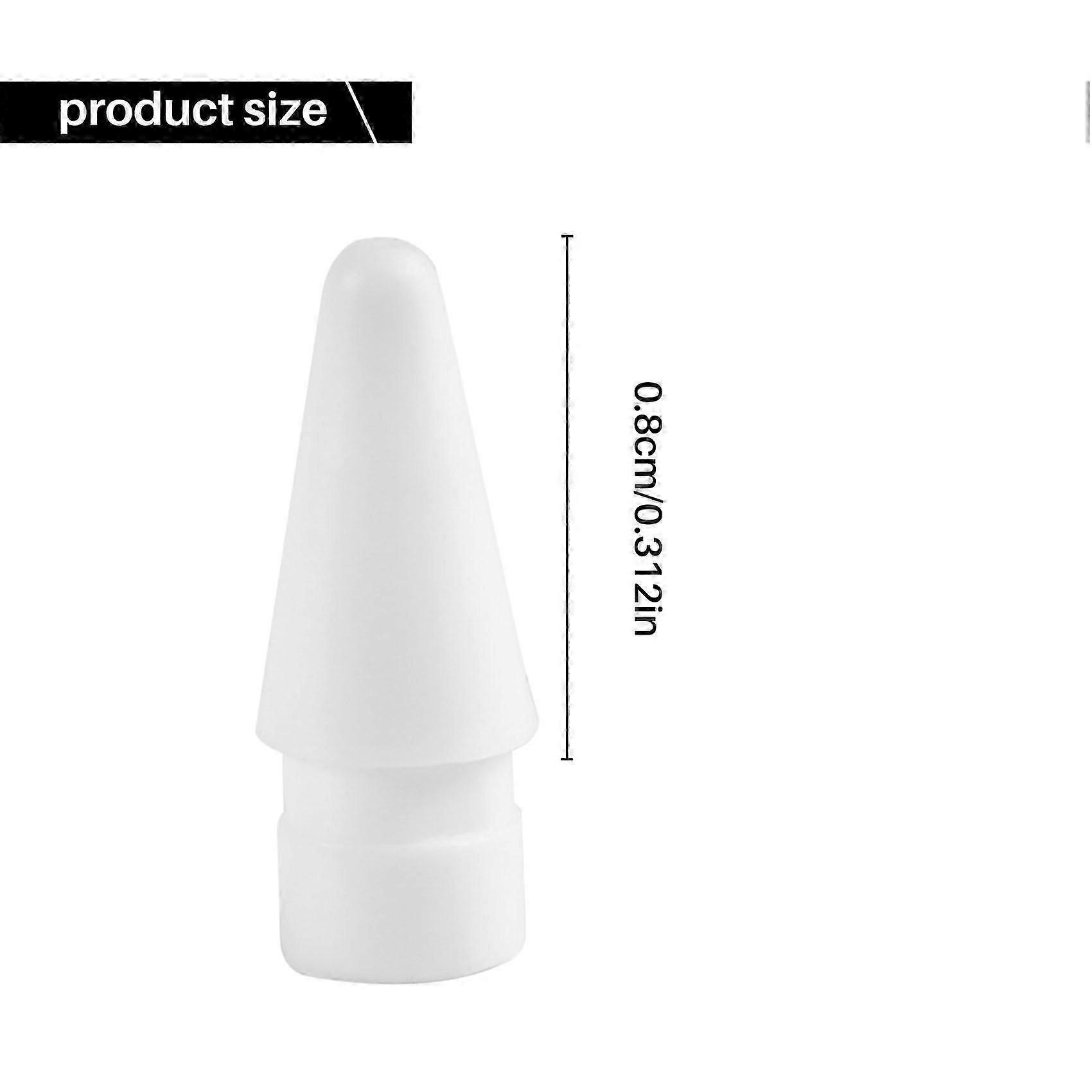 4 Pack White Replacement Nibs for Stylus Pen, High Sensitivity, Easy to Install, Compatible with 1st & 2nd Generation