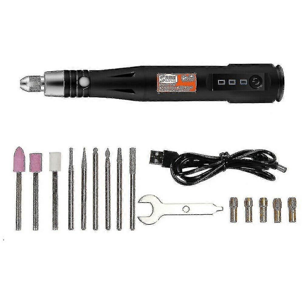 Electric Mini Grinder Drill Rotary Tool Usb Engraving Pen Drill Bits