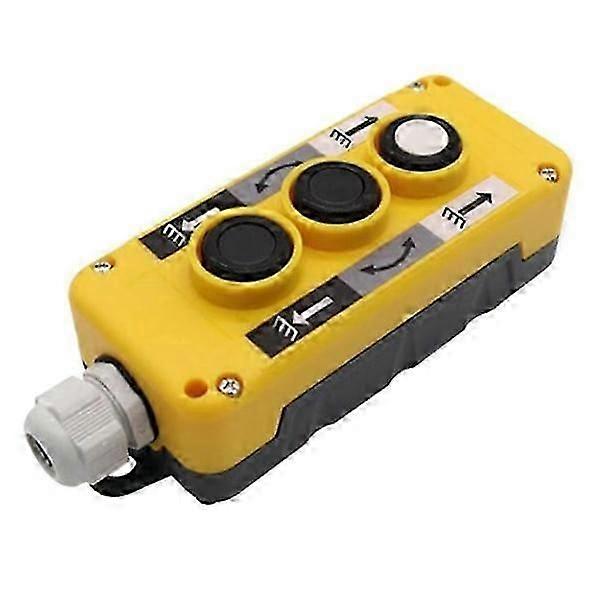 Crane trailer lift push button switch, 3-button industrial remote control-Perfet [MI]