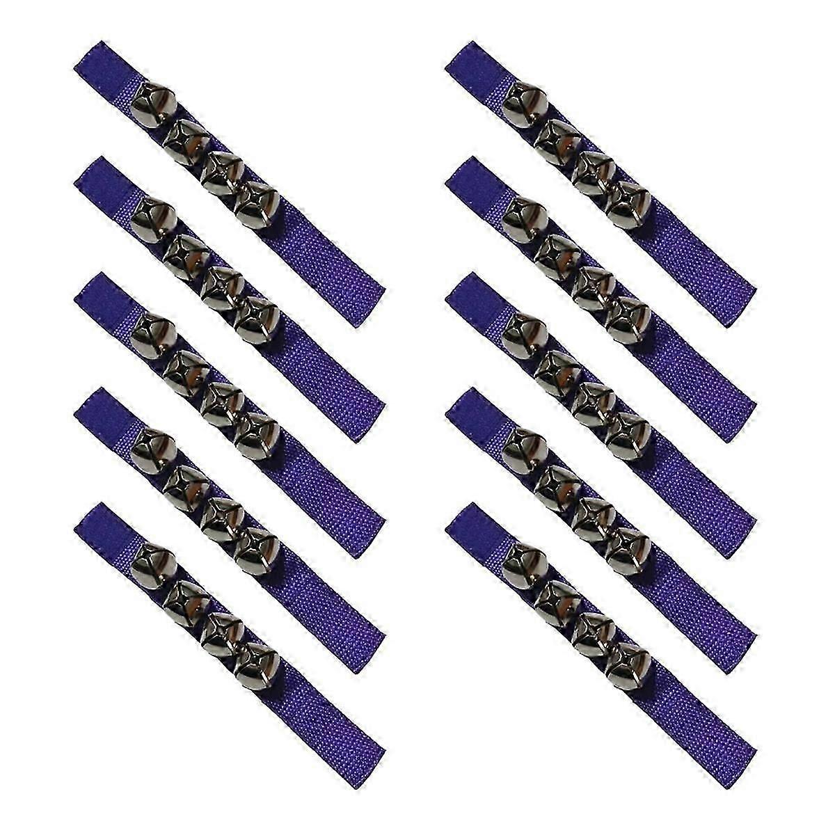 Violet main 10Pcs Orff handbell, multi-facettes Ability Development Handbell, danse Performance Inst