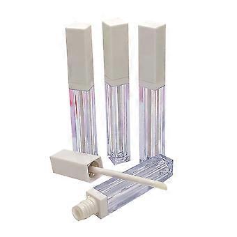 Transparent Lip Gloss Bottles Plastic Empty Tubes for Holding Lip Gloss 4Pcs