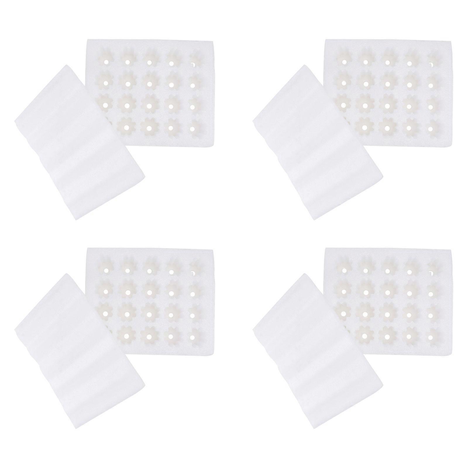 4pcs Practical Egg Trays Shockproof 20 Grids Egg Storage Containers with Lid