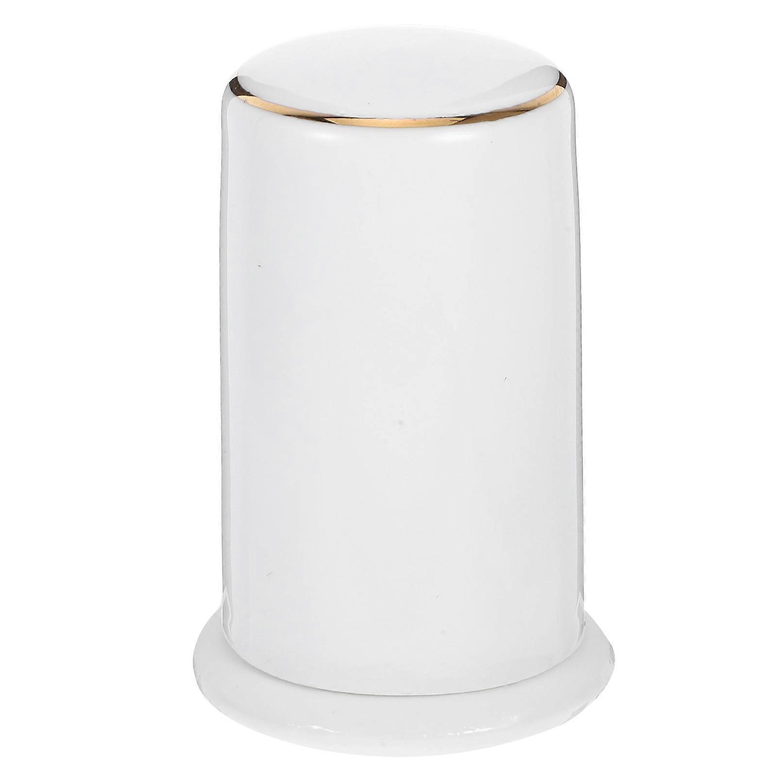 Desktop Toothpick Box Ceramic Toothpick Holder for Home