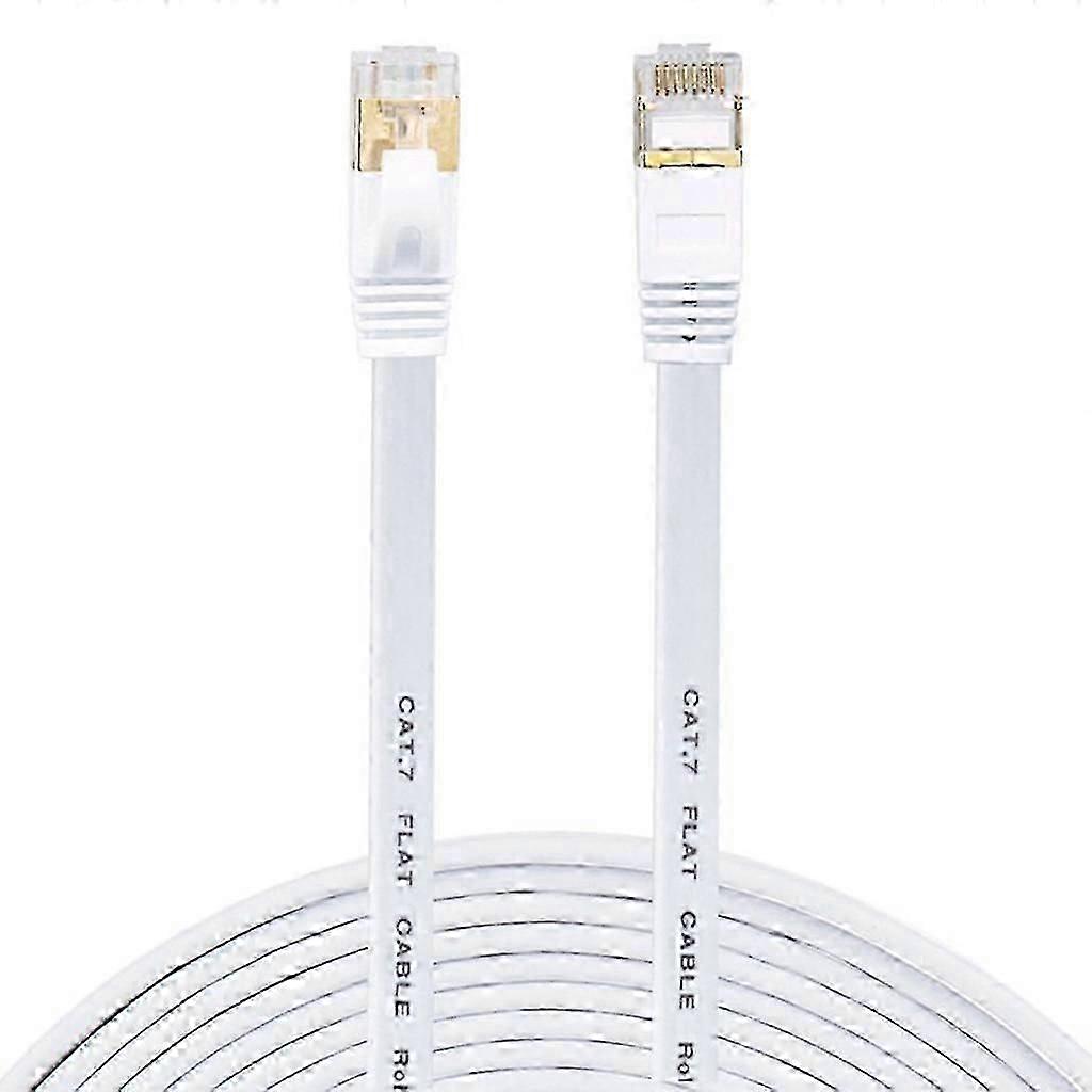 10G 3ft 6.5ft 10ft Double-shielded Flat Network Cable Oxygen-Free Copper Cat7
