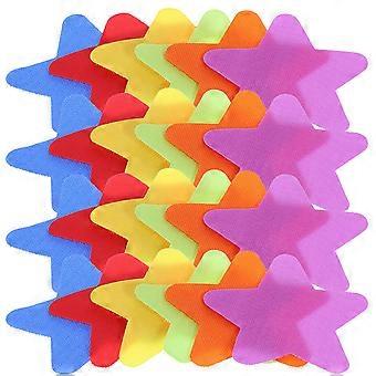 Color Carpet Mark Sticker Star Shape for Decoration 30Pcs Set for Kids