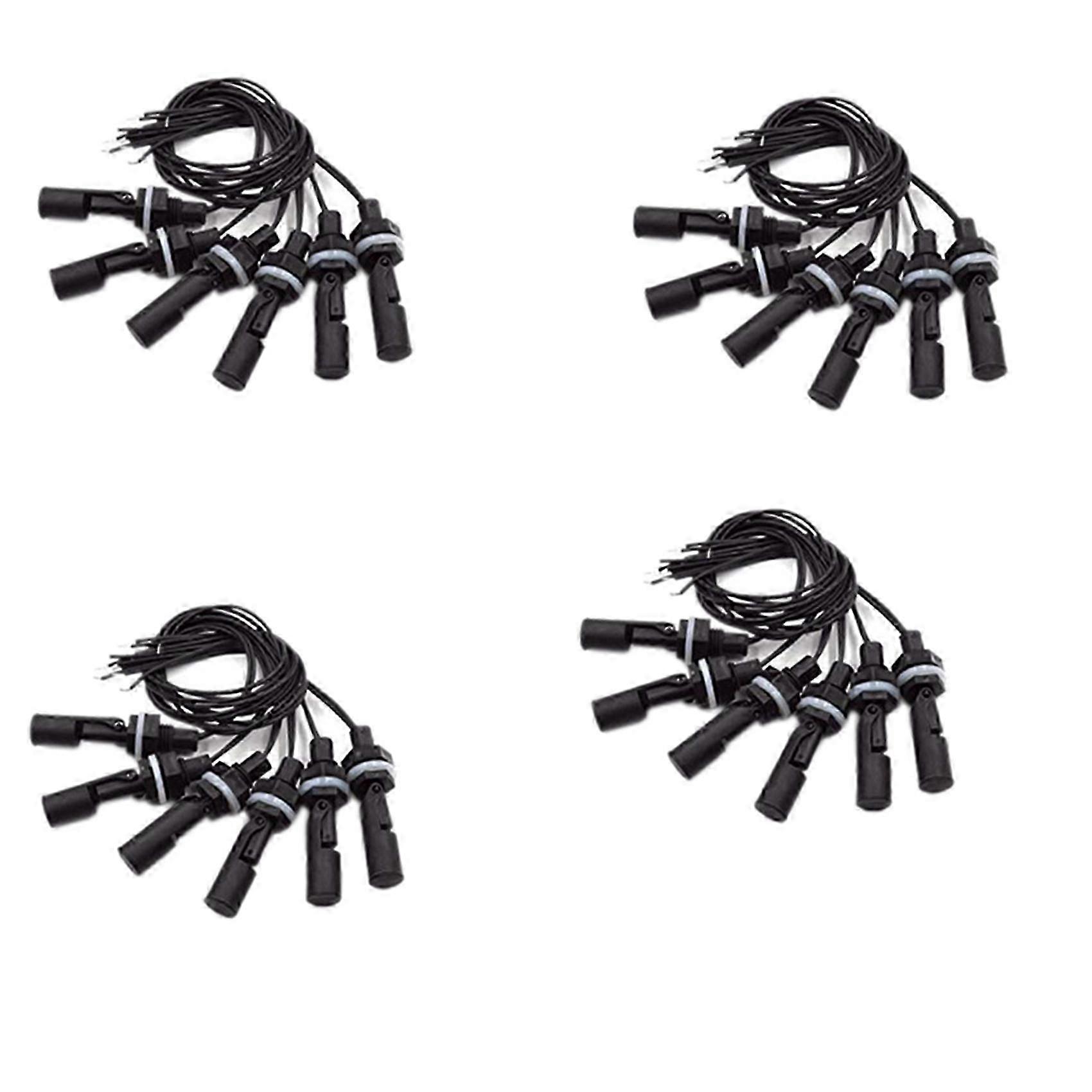 24 Pieces Side Mounted Horizontal Liquid Float Switch Water Level Sensor