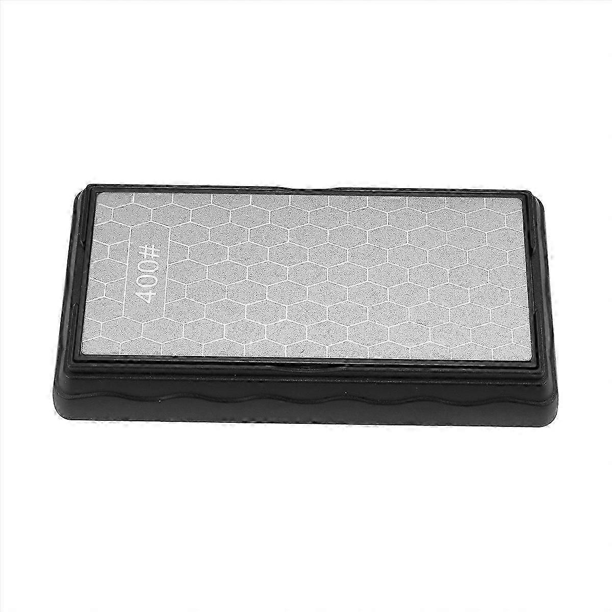 Double-Sided Diamond Sharpening Stone, with Base(400/1000 Grit)