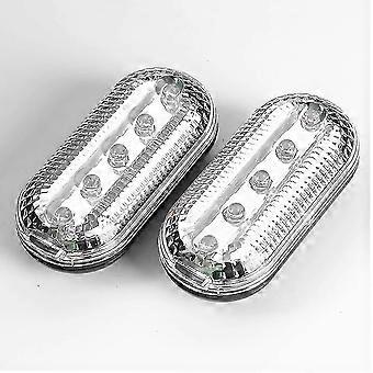 Warning Strobe Light Safety LED Shoulder Pads Flashing Lamp Safety Clip Outdoor Rescue Emergency Lights Traffic Guidance Patrols Cycling Night Running