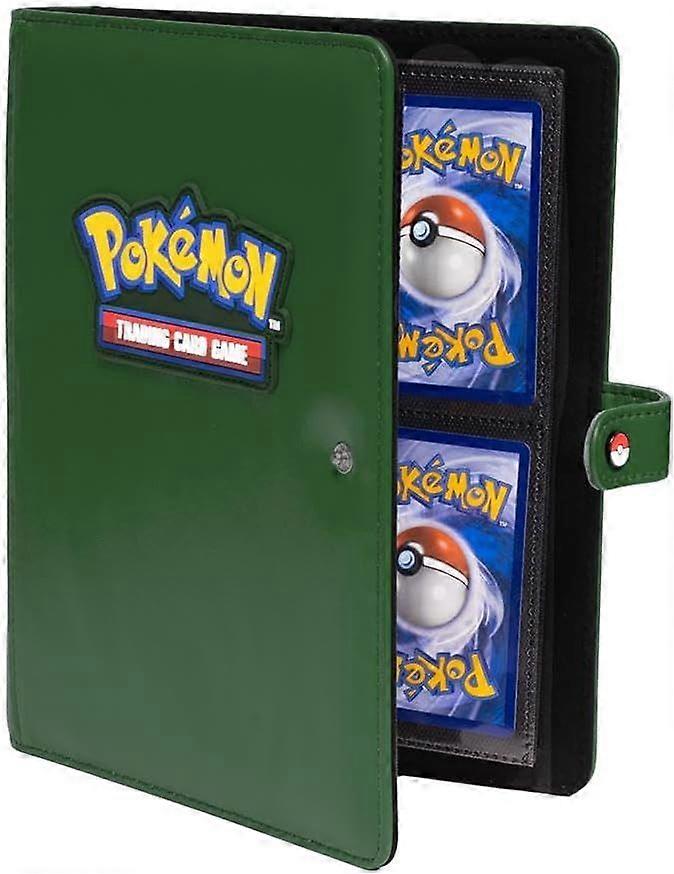 Pokemon 4-Pocket Premium Snap Binder - Green