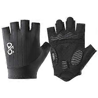 GETINFIT 1Pair Cycling Gloves Breathable Mesh Cushioned Padded Palm Silicone Non-Slip Outdoor Sports Cycling Mountaineering