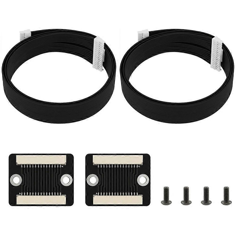 2 Sets Extension Line Feed Module Adapter Board and Extended Flat Cable for Snapmaker U1 3D Printer Accessories