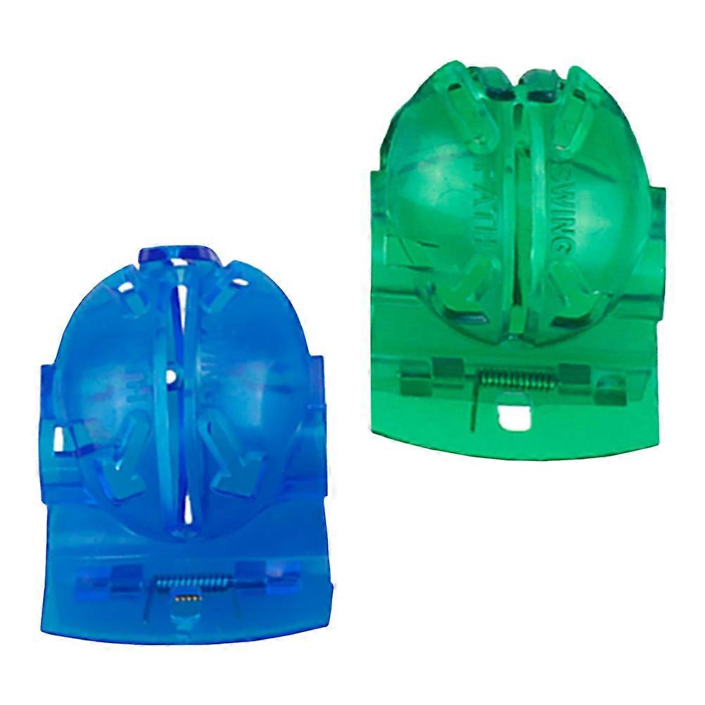 Golf Ball Marker Plastic Golfs Alignment Tool for 2Pcs Use