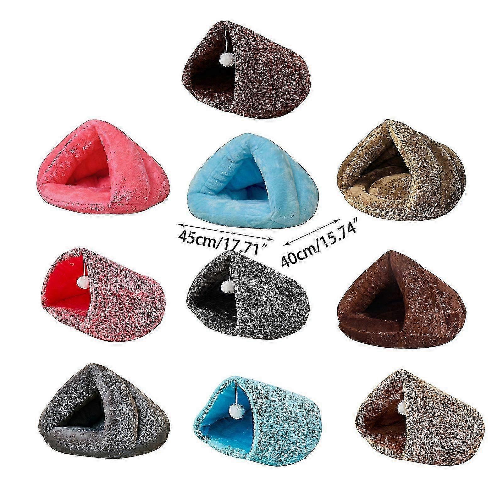 Teepee Cat Cave Bed Soft Plush