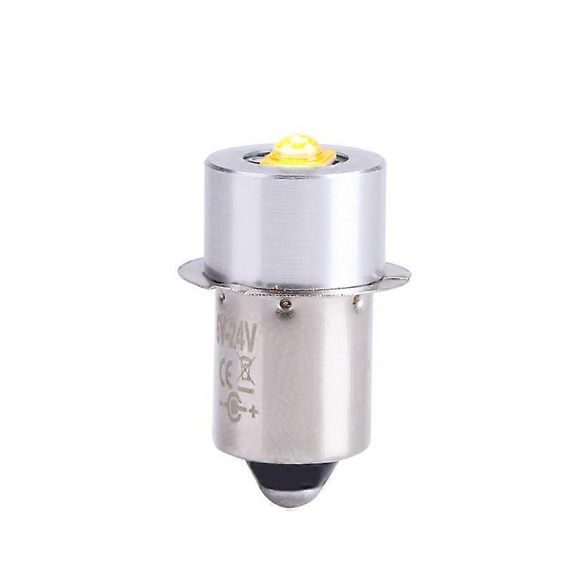 LED Flashlight Bulb,  Replacement Bulb Torch Lamp Emergency Work Light(2pcs, silver)