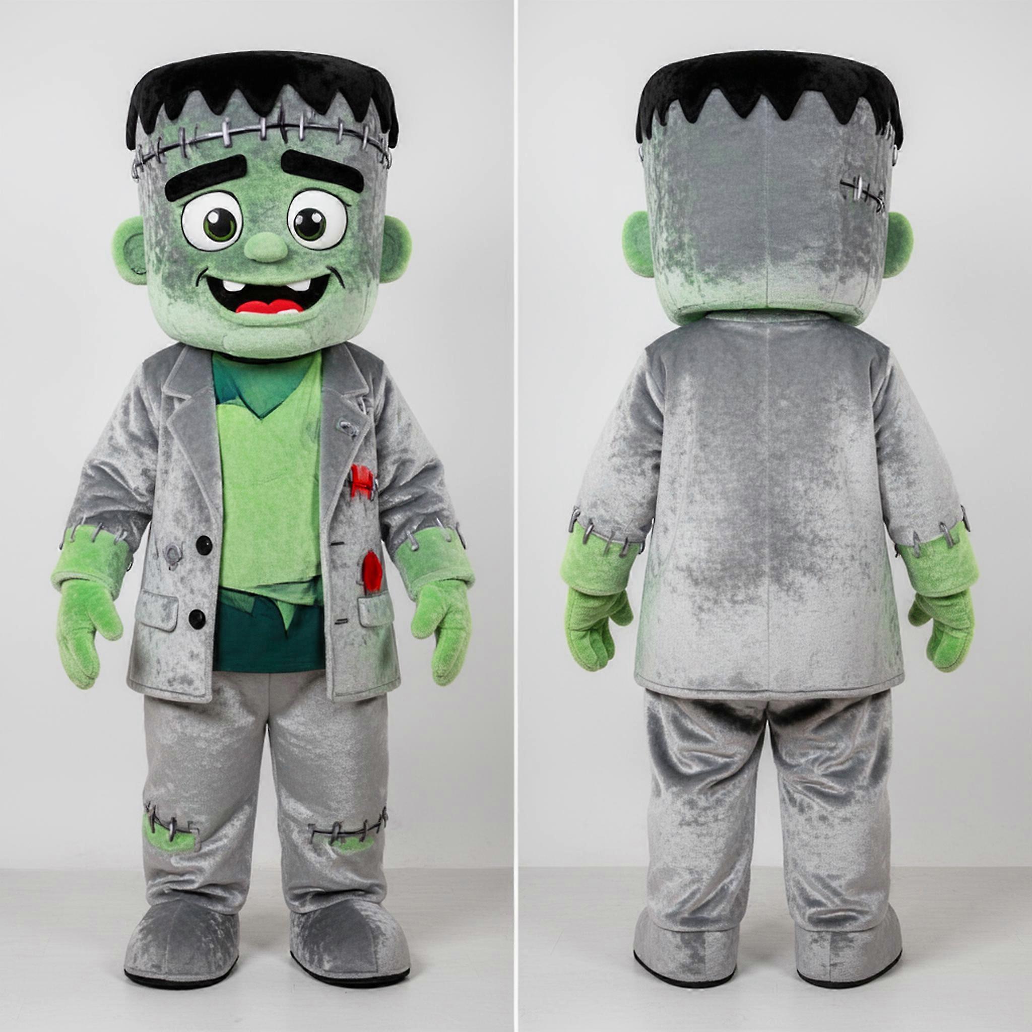 MASTICOT Silver Broad Shouldered Frankensteins Monster Mascot