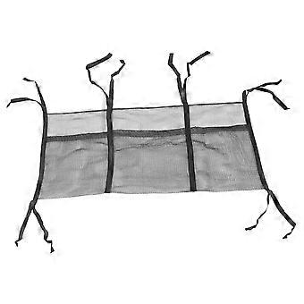 Trampoline Shoe Storage Bag with 3 Mesh Pockets, Universal Fit Outdoor Accessory Organizer